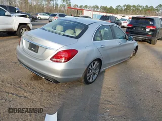 2016 Mercedes-Benz C 300 with VIN 55SWF4JBXGU097914, listed as a IAAI auction lot 41558924 with 99,335 mi miles and . Bid and sale history available at carsss.com. Image 4.
