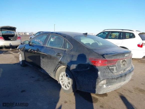 2024 Kia Forte LXS with VIN 3KPF24AD5RE753136, listed as a IAAI auction lot 41473172 with 20,459 mi miles. Bid and sale history available at carsss.com. Image 3.