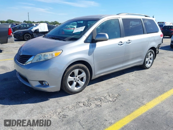 2012 Toyota Sienna LE AAS with VIN 5TDKK3DC6CS189747, listed as a IAAI auction lot 41857367 with 205,376 mi miles and . Bid and sale history available at DreamBid. Image 2.