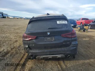 2020 BMW X3 sDrive30i with VIN 5UXTY3C00L9B24077, listed as a Copart auction lot 46340765 with 0 mi miles and Non Repairable. Bid and sale history available at carsss.com. Image 6.