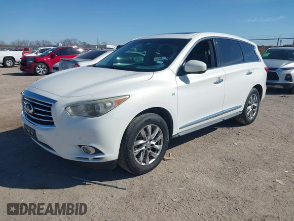 2014 Infiniti QX60 with VIN 5N1AL0MN4EC550191, listed as a IAAI auction lot 41702478 with 176,885 mi miles. Bid and sale history available at carsss.com. Image 17.