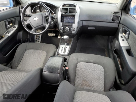 2007 Kia Spectra with VIN KNAFE162875009064, listed as a Copart auction lot 44762265 with 186,857 mi miles and Clean Title. Bid and sale history available at carsss.com. Image 8.