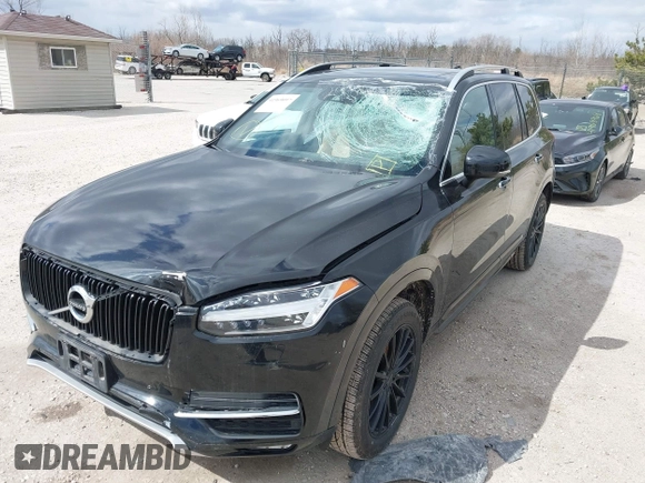 2017 Volvo XC90 Momentum with VIN YV4A22PK1H1133452, listed as a IAAI auction lot 41969097 with 160,904 mi miles. Bid and sale history available at carsss.com. Image 6.