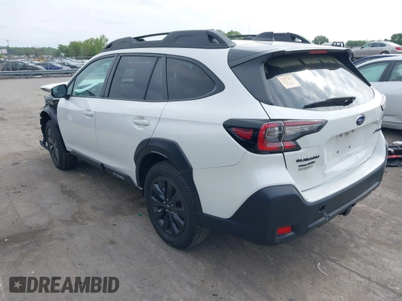 2023 Subaru Outback Onyx with VIN 4S4BTALC5P3195285, listed as a IAAI auction lot 42006352 with 24,222 mi miles and . Bid and sale history available at DreamBid. Image 3.