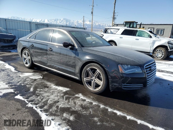 2013 Audi A8 3.0L z VIN WAUAGAFD8DN000642, wystawiony jako Copart lot #42427725 z przebiegiem 92 375 mil mil oraz Szkoda całkowita • Salvage title. Historia ofert i sprzedaży dostępna na DreamBid. Obrazek 4.