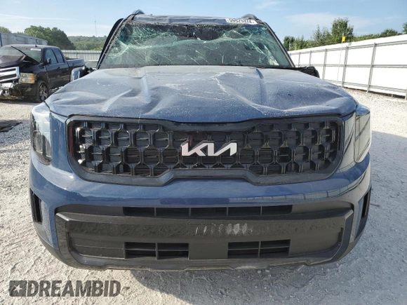 2024 Kia Telluride EX X-Line z VIN 5XYP3DGC2RG527526, wystawiony jako Copart lot #59525374 z przebiegiem 397 mil mil oraz Szkoda całkowita • Salvage title. Historia ofert i sprzedaży dostępna na DreamBid. Obrazek 5.