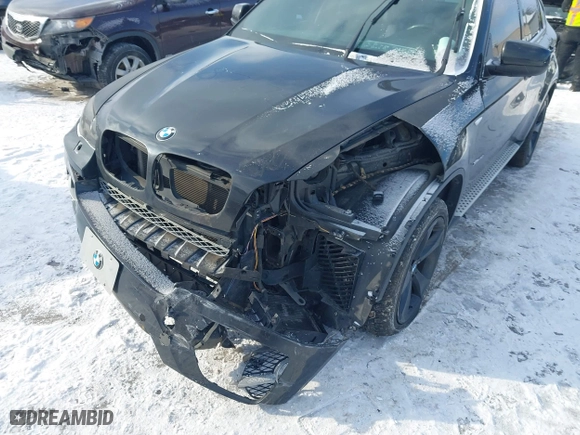2010 BMW X6 50i with VIN 5UXFG8C55ALZ94803, listed as a IAAI auction lot 41387175 with 114,426 mi miles. Bid and sale history available at carsss.com. Image 6.