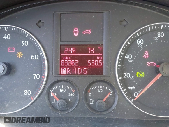 2008 Volkswagen Jetta SE with VIN 3VWRZ71K58M122283, listed as a IAAI auction lot 42466049 with 83,252 mi miles and . Bid and sale history available at DreamBid. Image 7.