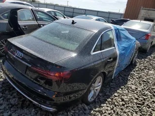 2023 Audi A4 S line Premium Plus with VIN WAUEAAF42PN003950, listed as a Copart auction lot 53140665 with 24,046 mi miles and Salvage Title. Bid and sale history available at DreamBid. Image 3.