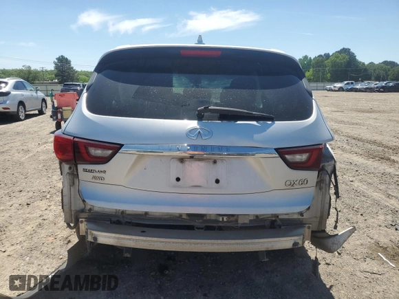 2019 Infiniti QX60 Pure с VIN 5N1DL0MM7KC549035, выставлен на аукционе Copart как лот 53908285 с пробегом 188 419 миль миль и На запчасти • Non repairable. История ставок и продаж доступна на DreamBid. Изображение 6.