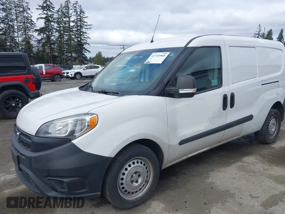 2018 Ram ProMaster City Cargo Van Tradesman with VIN ZFBERFAB5J6K35252, listed as a IAAI auction lot 41745960 with 108,100 mi miles. Bid and sale history available at carsss.com. Image 2.