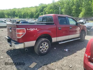 2013 Ford F-150 XL with VIN 1FTFW1EFXDFA97254, listed as a Copart auction lot 55405145 with 195,681 mi miles and Salvage Title. Bid and sale history available at carsss.com. Image 3.