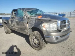 2007 Dodge Ram 2500 SLT with VIN 1D7KS28C67J528035, listed as a Copart auction lot 50407635 with 0 mi miles and Salvage Title. Bid and sale history available at carsss.com. Image 4.