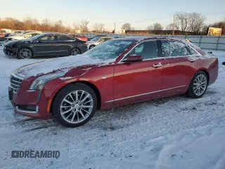 2018 Cadillac CT6 Luxury AWD with VIN 1G6KD5RS0JU159001, listed as a Copart auction lot 45116235 with 107,691 mi miles and Salvage Title. Bid and sale history available at carsss.com. Image 1.