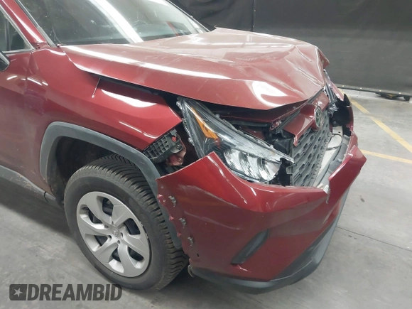 2021 Toyota RAV4 LE with VIN 2T3F1RFV2MW218151, listed as a IAAI auction lot 41861115 with 59,591 mi miles. Bid and sale history available at carsss.com. Image 6.