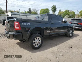 2020 Ram 2500 Limited z VIN 3C6UR5SL1LG109666, wystawiony jako Copart lot #52111515 z przebiegiem 48 068 mil mil oraz Szkody całkowita. Historia ofert i sprzedaży dostępna na DreamBid. Obrazek 3.
