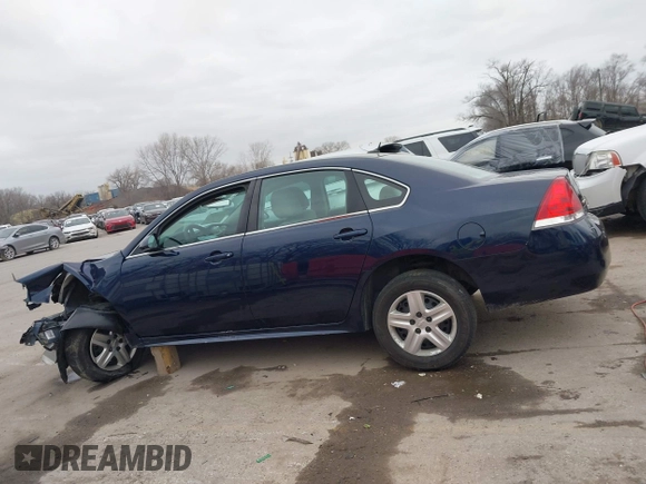 2010 Chevrolet Impala LS with VIN 2G1WA5EK6A1149297, listed as a IAAI auction lot 41792529 with 169,360 mi miles and . Bid and sale history available at DreamBid. Image 15.