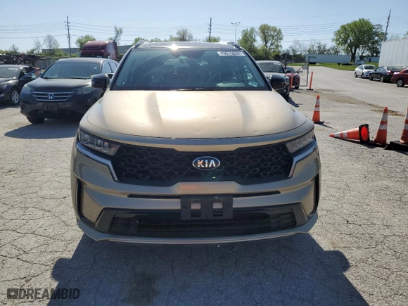 2021 Kia Sorento S with VIN 5XYRL4LCXMG006240, listed as a Copart auction lot 49976634 with 54,914 mi miles and Salvage Title. Bid and sale history available at carsss.com. Image 5.