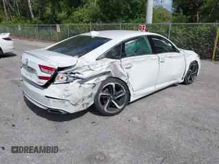 2019 Honda Accord Sport with VIN 1HGCV1F33KA113896, listed as a IAAI auction lot 41961776 with 92,248 mi miles and . Bid and sale history available at DreamBid. Image 4.