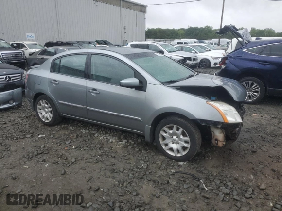 2012 Nissan Sentra 2.0 with VIN 3N1AB6AP1CL783577, listed as a Copart auction lot 57779435 with 195,103 mi miles and Salvage title. Bid and sale history available at DreamBid. Image 4.