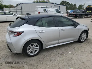 2022 Toyota Corolla Hatchback SE with VIN JTNB4MBEXN3165312, listed as a Copart auction lot 51041435 with 25,211 mi miles and Salvage Title. Bid and sale history available at carsss.com. Image 3.