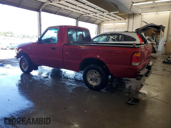 1998 Ford Ranger XL with VIN 1FTYR10C1WUC28728, listed as a Copart auction lot 57871585 with 312,418 mi miles and Salvage title. Bid and sale history available at DreamBid. Image 2.