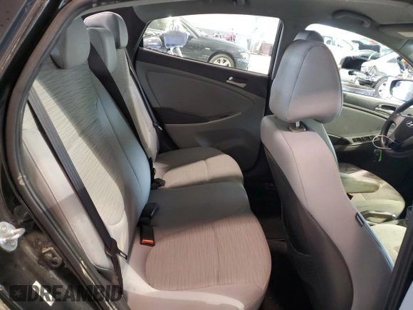 2015 Hyundai Accent GLS with VIN KMHCT4AE1FU820929, listed as a Copart auction lot 59723093 with 163,001 mi miles. Bid and sale history available at carsss.com. Image 10.