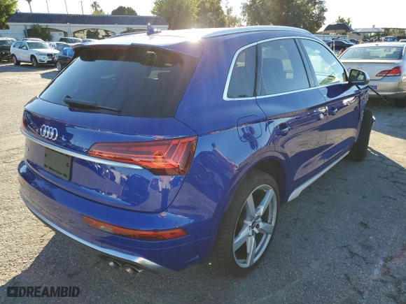 2022 Audi SQ5 Premium Plus with VIN WA1B4AFY0N2048653, listed as a Copart auction lot 66690862 with 2,858 mi miles. Bid and sale history available at carsss.com. Image 4.