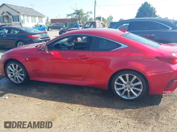 2016 Lexus RC 300 F Sport with VIN JTHSM5BC1G5000408, listed as a IAAI auction lot 42499409 with 103,632 mi miles and . Bid and sale history available at DreamBid. Image 14.