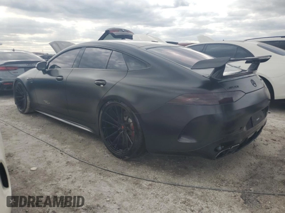 2019 Mercedes-Benz AMG GT 63 S z VIN WDD7X8KBXKA001960, wystawiony jako Copart lot #74843934 z przebiegiem Nie podano mil oraz Nie do naprawy • Non repairable. Historia ofert i sprzedaży dostępna na DreamBid. Obrazek 2.