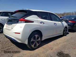 2018 Nissan LEAF SL with VIN 1N4AZ1CP6JC304951, listed as a Copart auction lot 52515045 with 72,331 mi miles and Salvage Title. Bid and sale history available at DreamBid. Image 3.