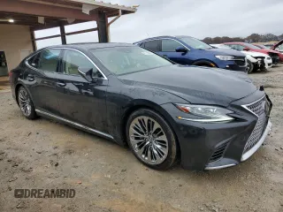 2020 Lexus LS with VIN JTHD51FF3L5012086, listed as a Copart auction lot 85118074 with 56,214 mi miles and Salvage Title. Bid and sale history available at carsss.com. Image 4.