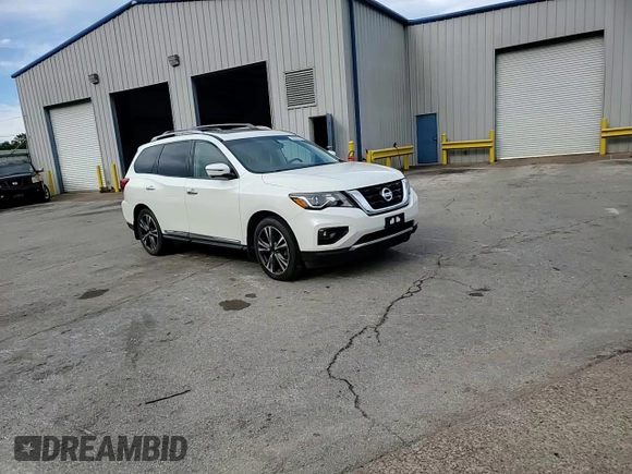 2017 Nissan Pathfinder Platinum с VIN 5N1DR2MN7HC632492, выставлен на аукционе Copart как лот 60249745 с пробегом 73 355 миль миль и Списание • Salvage title. История ставок и продаж доступна на DreamBid. Изображение 14.