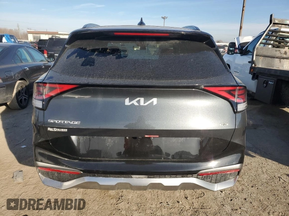 2024 Kia Sportage SX-Prestige with VIN KNDPXCDGXR7138572, listed as a Copart auction lot 84410594 with 5,986 mi miles and Salvage title. Bid and sale history available at DreamBid. Image 6.