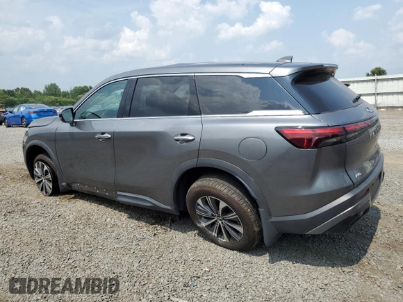 2022 Infiniti QX60 Pure with VIN 5N1DL1ES5NC338231, listed as a Copart auction lot 60042735 with 37,945 mi miles and Salvage title. Bid and sale history available at DreamBid. Image 2.