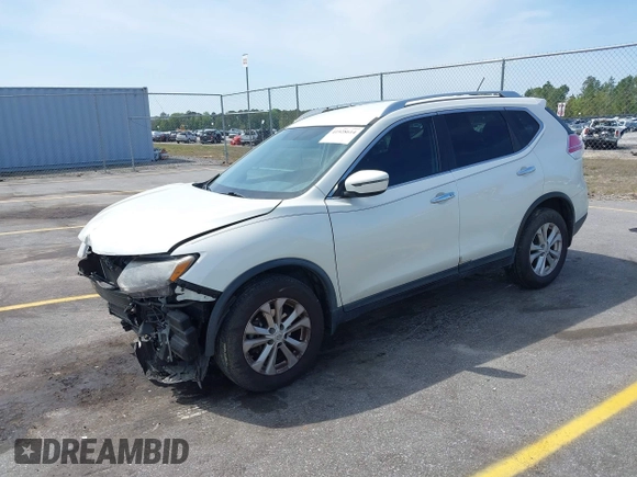 2016 Nissan Rogue S with VIN KNMAT2MT7GP604822, listed as a IAAI auction lot 41928614 with 95,596 mi miles and . Bid and sale history available at DreamBid. Image 17.