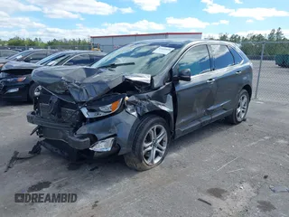 2016 Ford Edge Titanium with VIN 2FMPK3K87GBB22551, listed as a IAAI auction lot 41046840 with 98,349 mi miles. Bid and sale history available at carsss.com. Image 2.