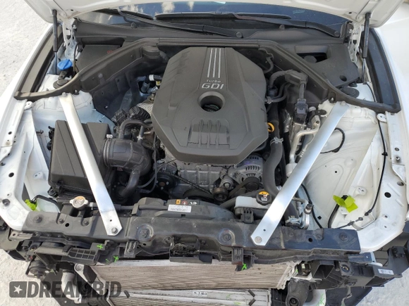 2023 Genesis G70 2.0T with VIN KMTG34TA4PU104576, listed as a Copart auction lot 85082044 with 28,821 mi miles and Salvage Title. Bid and sale history available at DreamBid. Image 11.