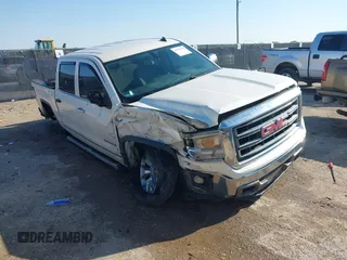 2014 GMC Sierra 1500 SLT z VIN 3GTP1VEC5EG486951, wystawiony jako IAAI lot #41939376 z przebiegiem 131 857 mil mil oraz . Historia ofert i sprzedaży dostępna na DreamBid. Obrazek 1.