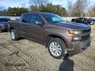 2019 Chevrolet Silverado 1500 Custom with VIN 3GCPYBEH4KG253936, listed as a Copart auction lot 86851514 with 36,320 mi miles and Salvage Title. Bid and sale history available at DreamBid. Image 4.
