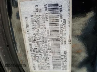 2000 Toyota Solara SE with VIN 2T1CG22P4YC389984, listed as a Copart auction lot 83653694 with 155,941 mi miles and Salvage Title. Bid and sale history available at carsss.com. Image 12.