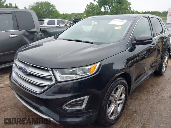 2015 Ford Edge Titanium z VIN 2FMTK4K96FBB24674, wystawiony jako IAAI lot #42403892 z przebiegiem 113 816 mil mil oraz . Historia ofert i sprzedaży dostępna na DreamBid. Obrazek 14.
