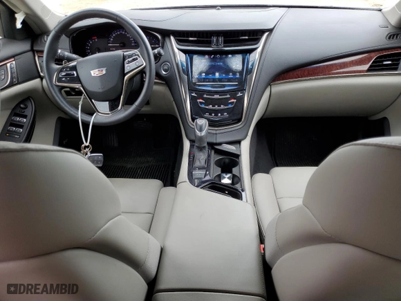 2016 Cadillac CTS Sedan RWD with VIN 1G6AP5SX0G0125794, listed as a Copart auction lot 49153165 with 12,193 mi miles and Clean Title. Bid and sale history available at carsss.com. Image 8.