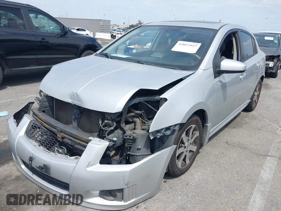 2012 Nissan Sentra S with VIN 3N1AB6AP9CL651179, listed as a IAAI auction lot 42022927 with 144,235 mi miles and . Bid and sale history available at DreamBid. Image 2.