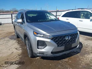 2020 Hyundai Santa Fe Limited with VIN 5NMS5CAD6LH304340, listed as a IAAI auction lot 41796115 with 56,989 mi miles. Bid and sale history available at carsss.com. Image 1.