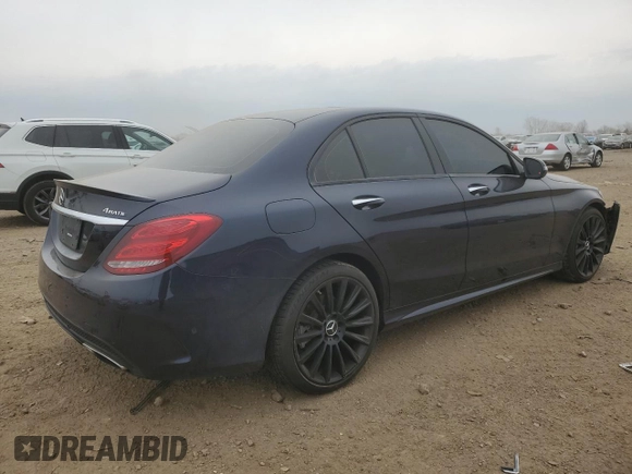2016 Mercedes-Benz C 300 Luxury with VIN 55SWF4KB7GU169991, listed as a Copart auction lot 53624975 with 90,324 mi miles and Salvage Title. Bid and sale history available at DreamBid. Image 3.