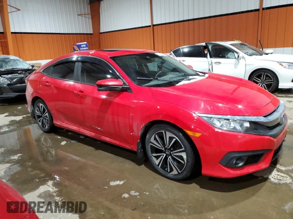 2017 Honda Civic Sedan EX-T with VIN 2HGFC1F46HH109069, listed as a Copart auction lot 43566295 with 162,505 mi miles and Clean Title. Bid and sale history available at carsss.com. Image 4.