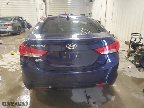 2013 Hyundai Elantra GLS with VIN 5NPDH4AEXDH436195, listed as a Copart auction lot 51185895 with 149,285 mi miles and Clean Title. Bid and sale history available at carsss.com. Image 6.