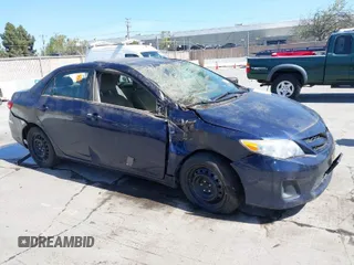 2012 Toyota Corolla L with VIN 2T1BU4EE2CC835553, listed as a IAAI auction lot 41954860 with 1 mi miles. Bid and sale history available at carsss.com. Image 1.