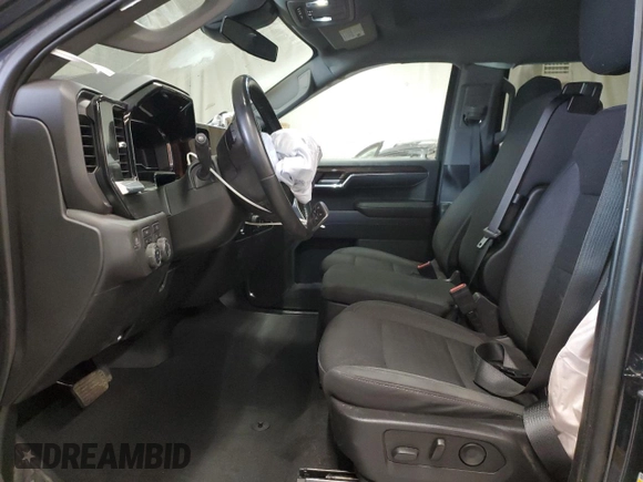 2024 Chevrolet Silverado 1500 LT with VIN 1GCPDKEK0RZ125582, listed as a Copart auction lot 46154625 with 19,869 mi miles and Salvage Title. Bid and sale history available at carsss.com. Image 7.